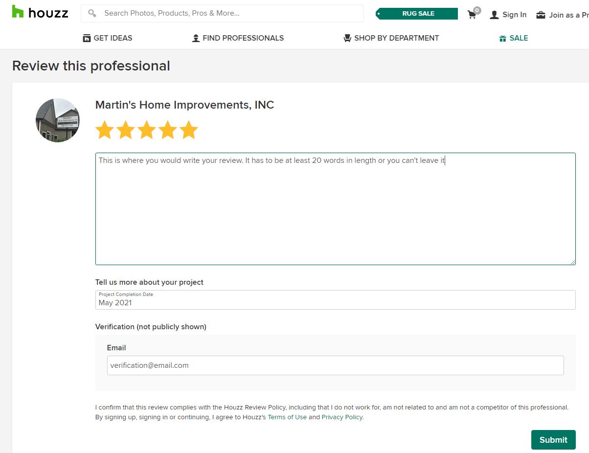 houzz review 2